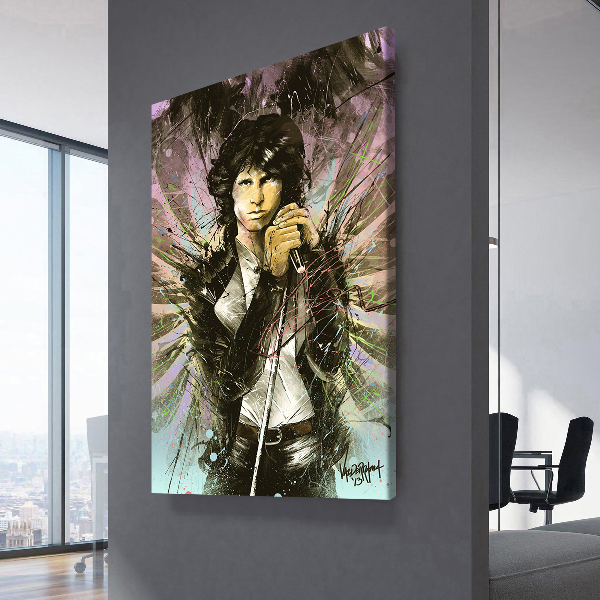 The Doors Jim Morrison Canvas Wall Art