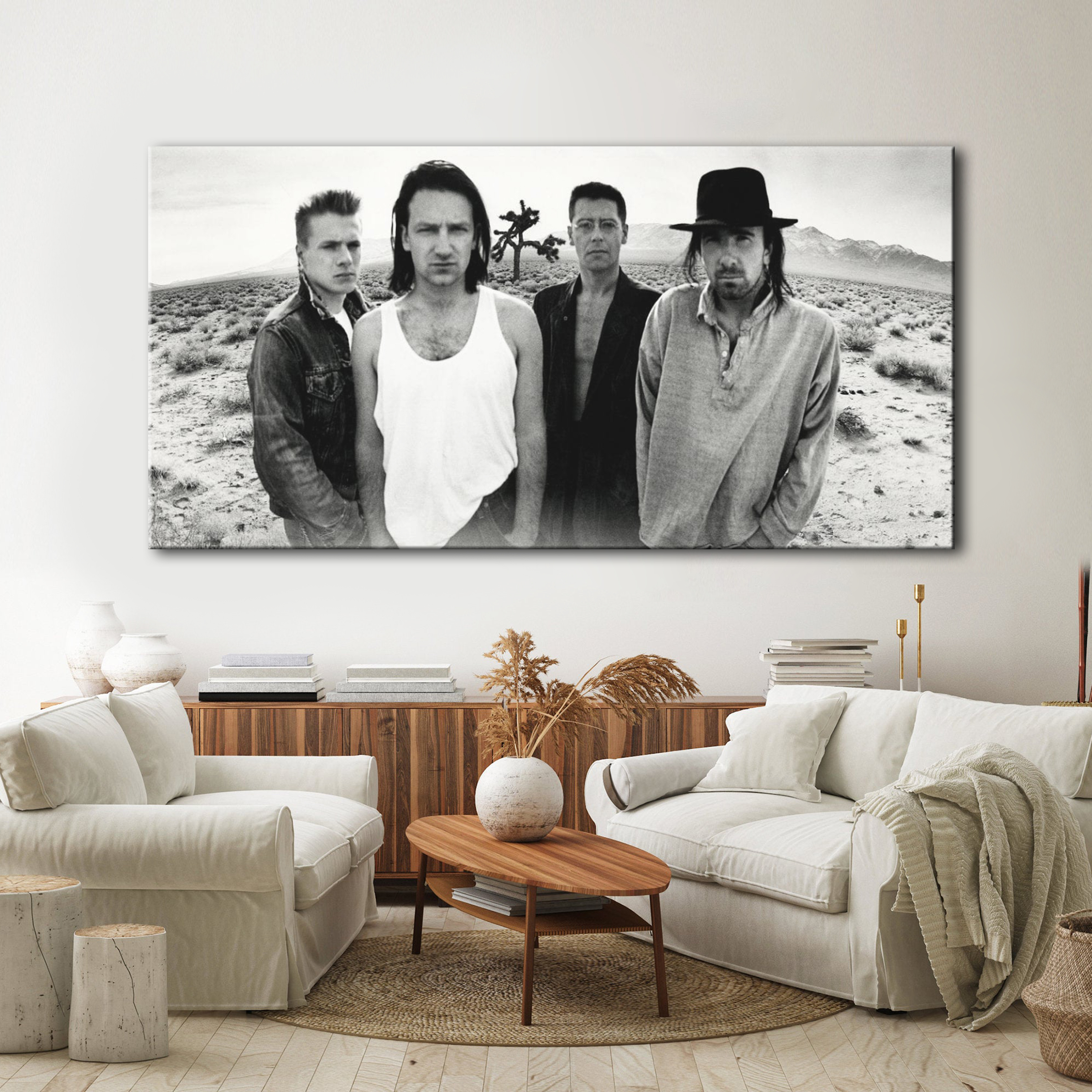 U2 Classic Album The Joshua Tree Poster Canvas Wall Art