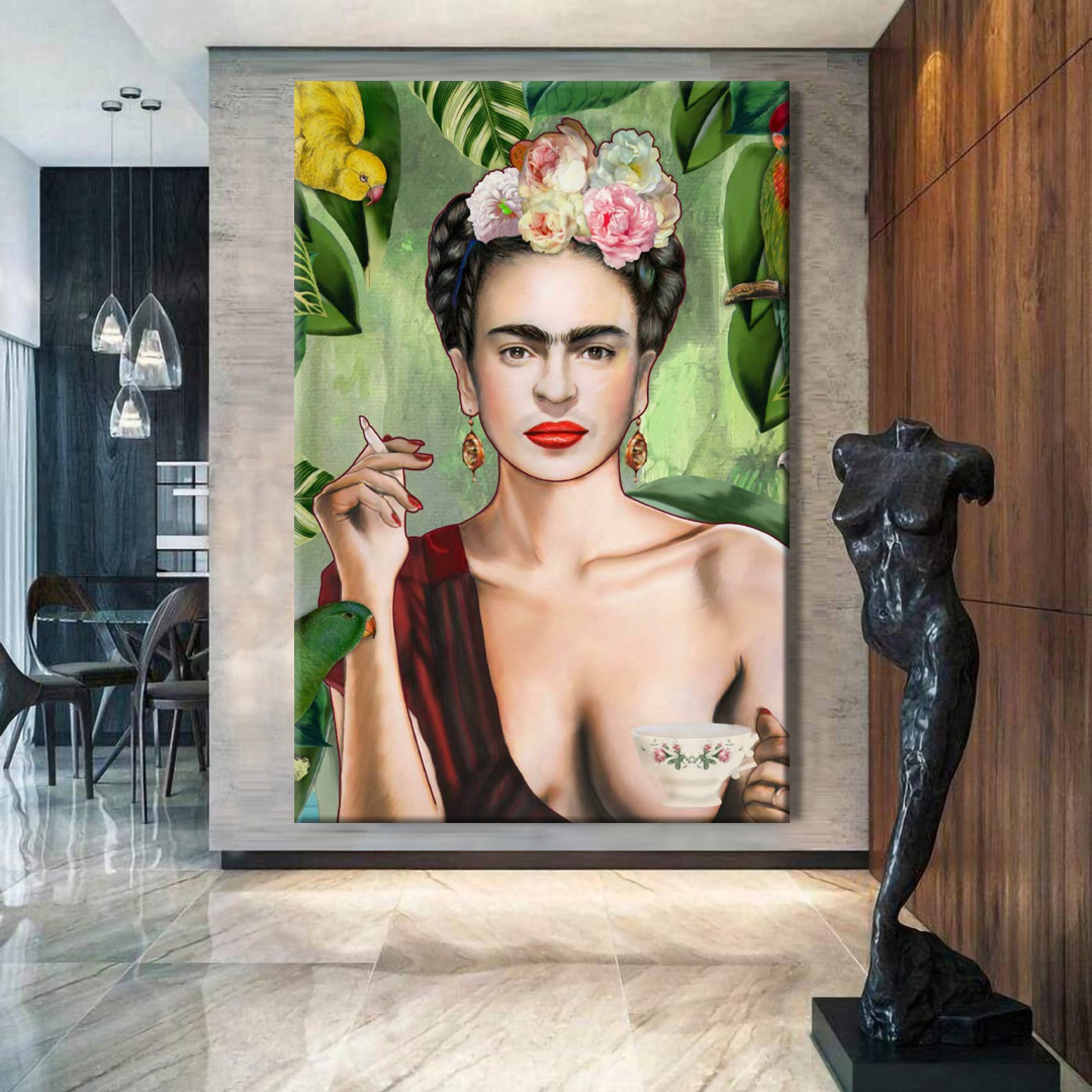 Frida Kahlo Poster Canvas Wall Art