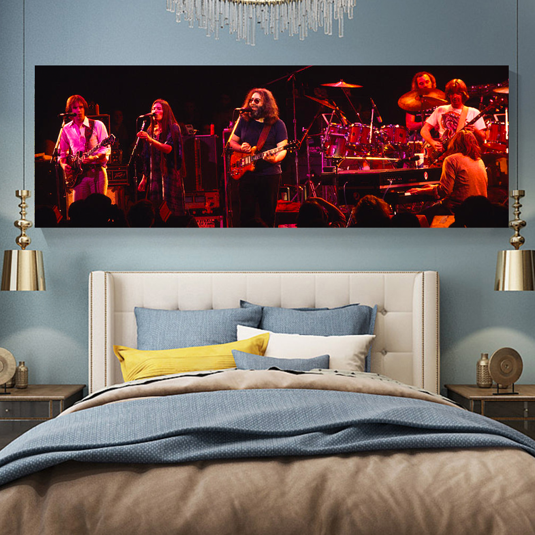 Grateful Dead Concert Live Canvas Wall Art