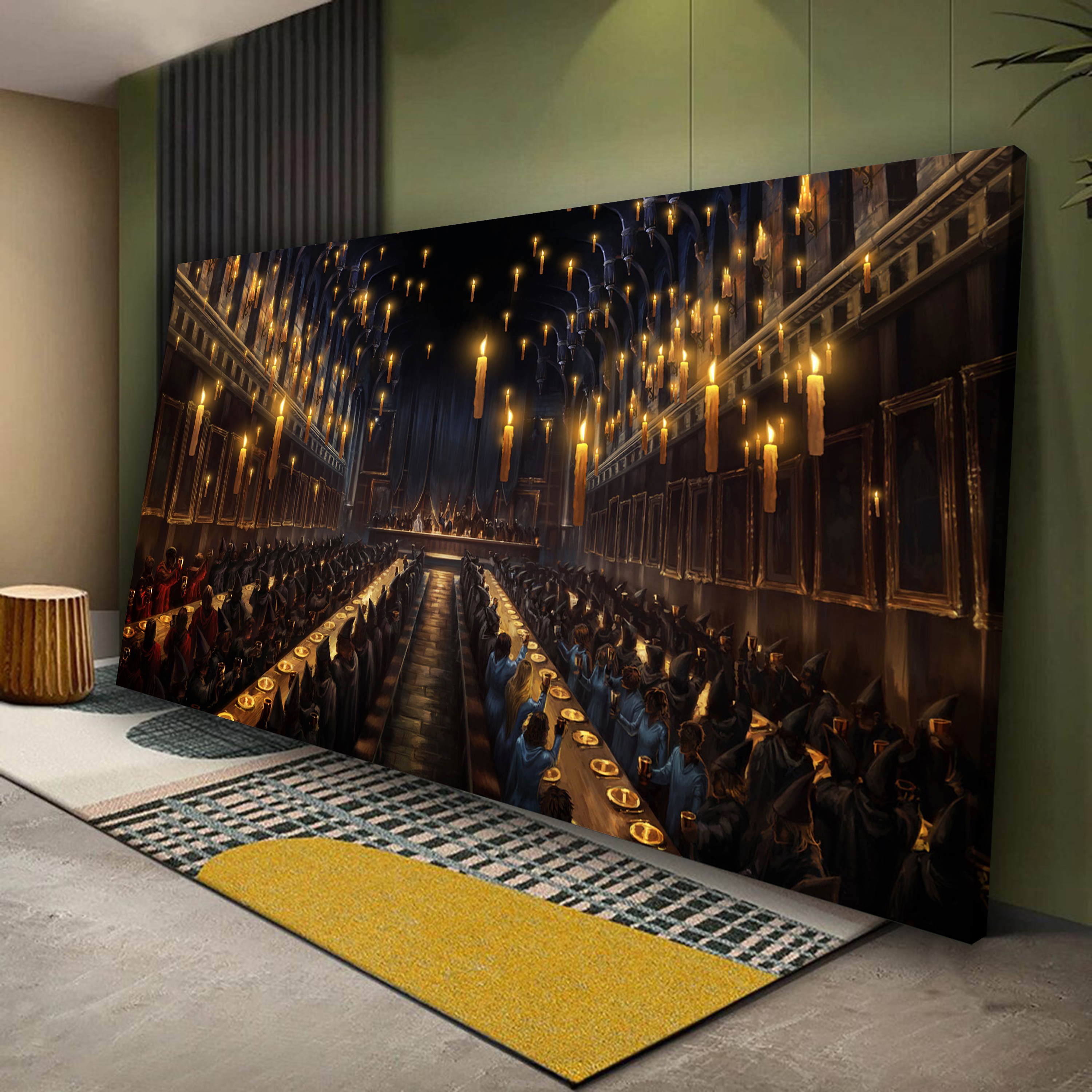 Memorial feast to Cedric Diggory Harry Potter Hogwarts Canvas Wall Art