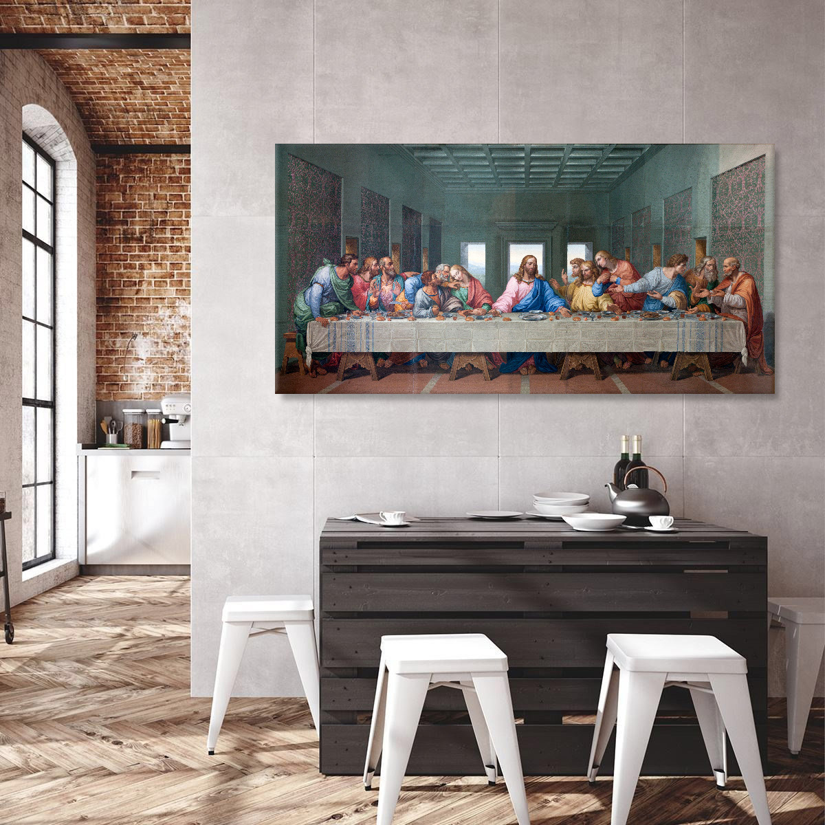 Leonardo Da Vinci The Last Supper Canvas Art