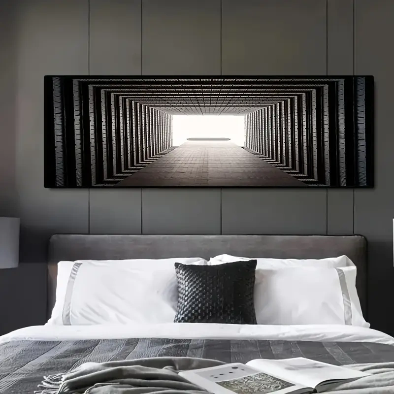 Skyscraper Shaft Canvas Wall Art