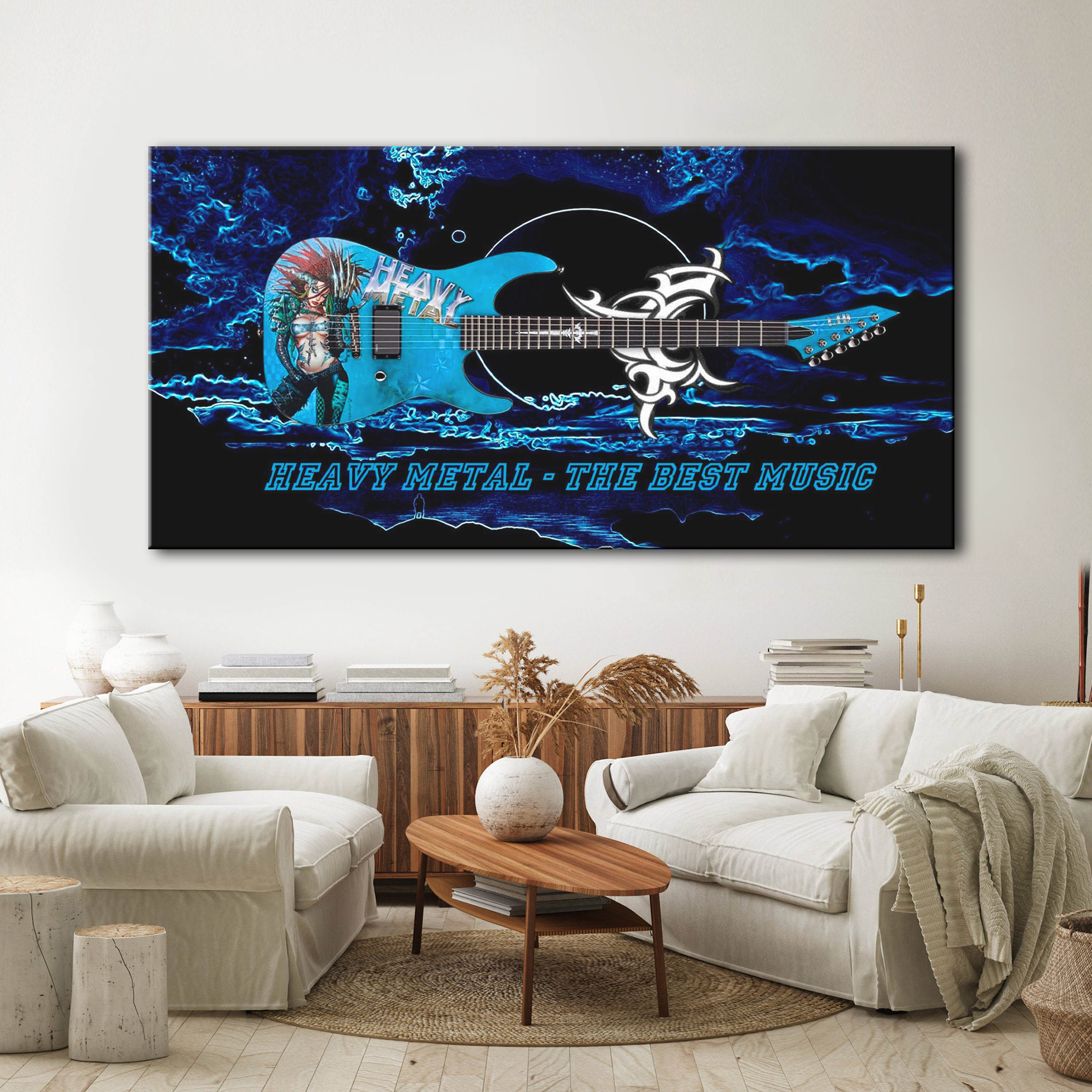 Heavy Metal-The Best Music Canvas Wall Art