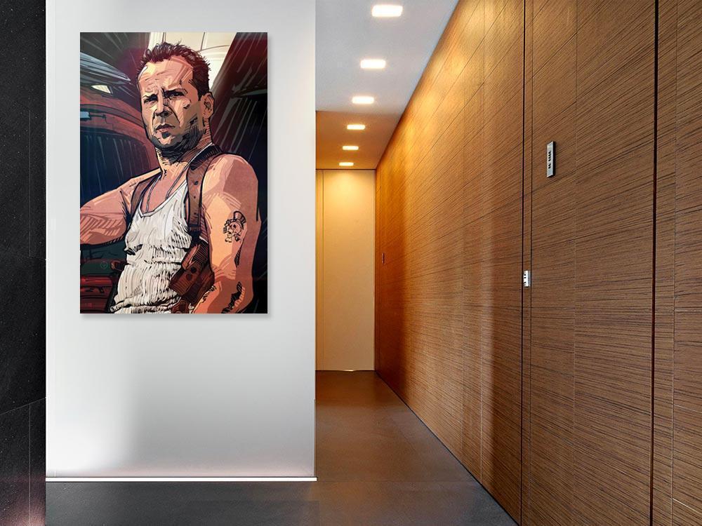 Die Hard John McClane Canvas Wall Art