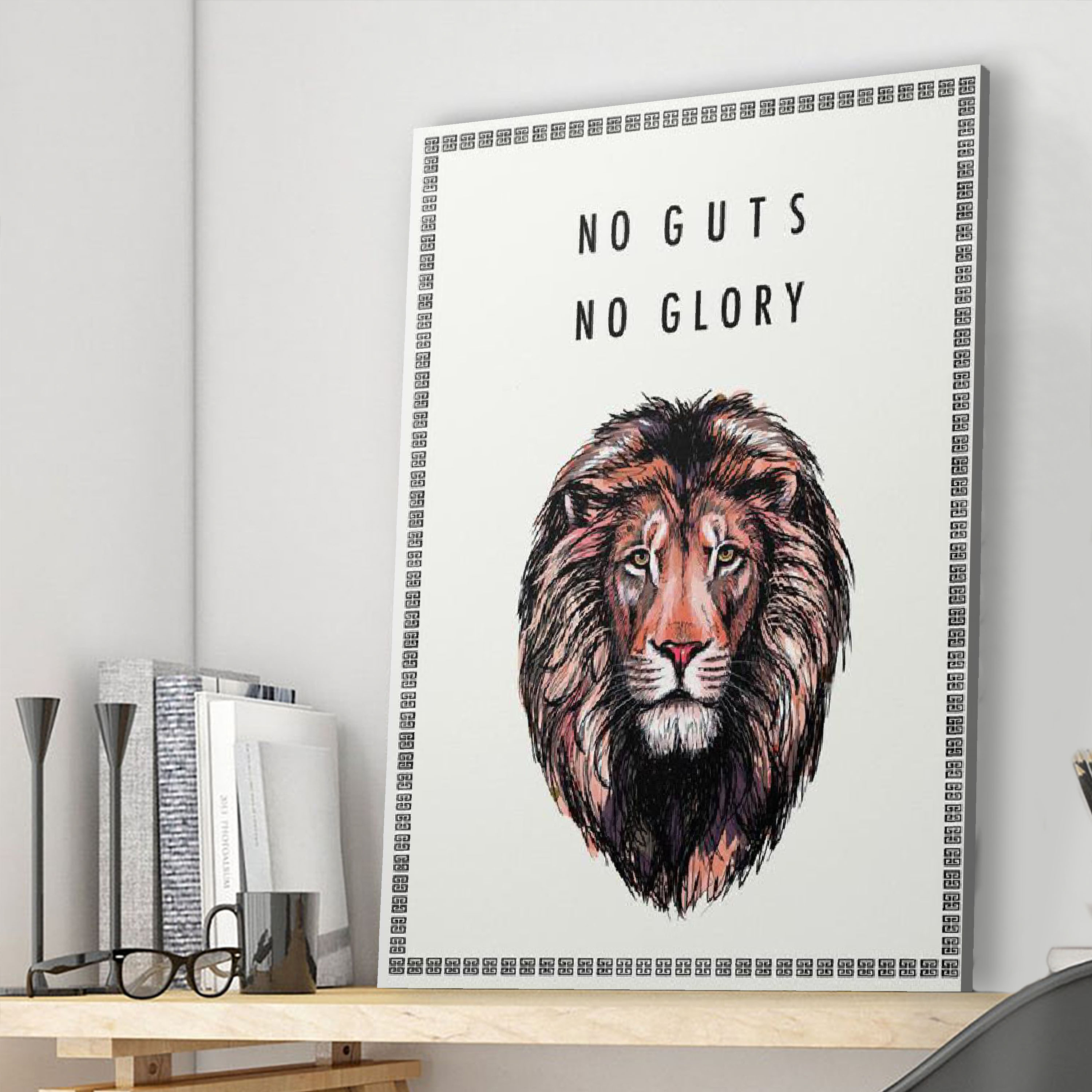 No Guts No Glory Canvas Wall Art