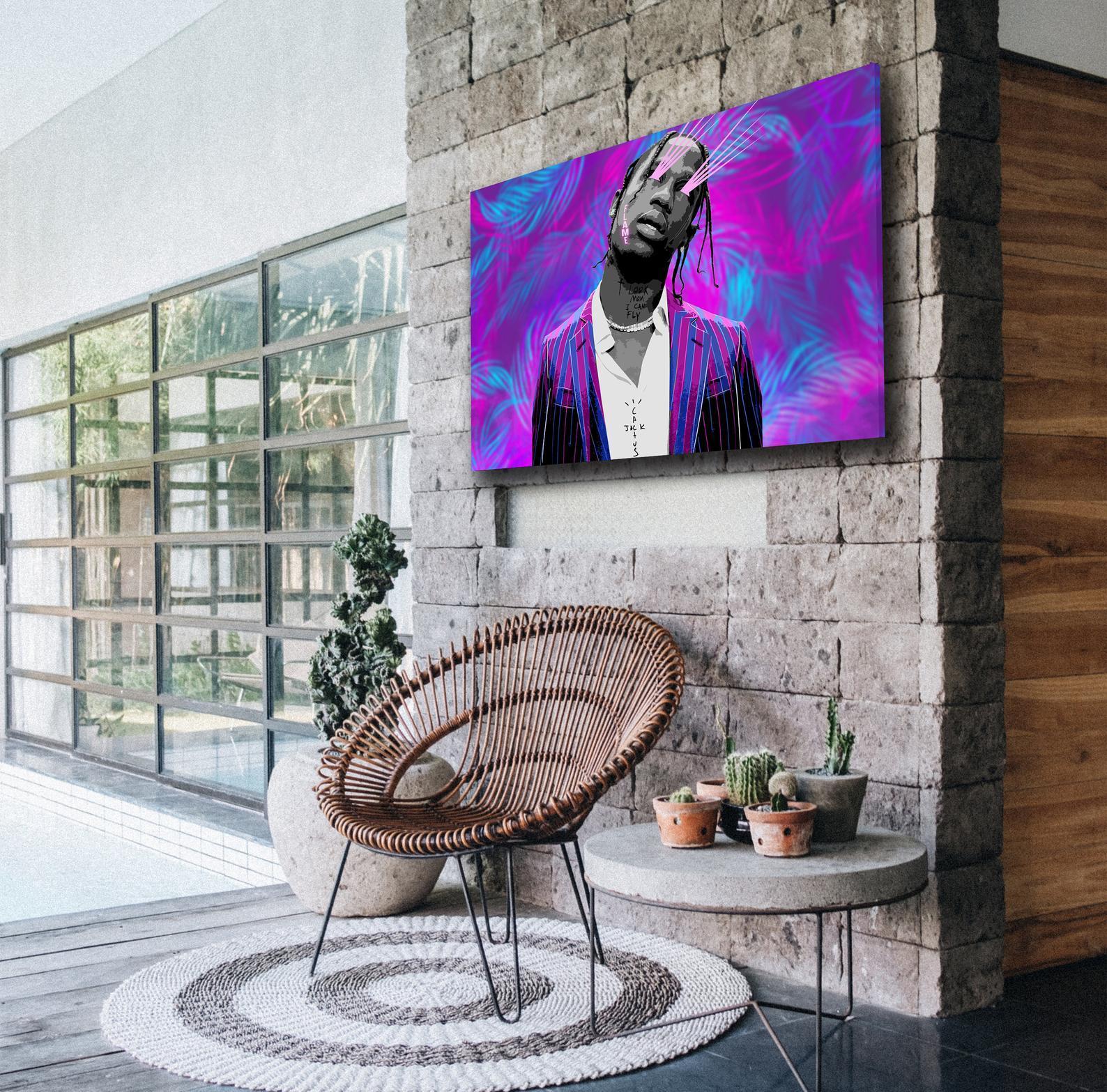 Travis Scott Canvas Print Art