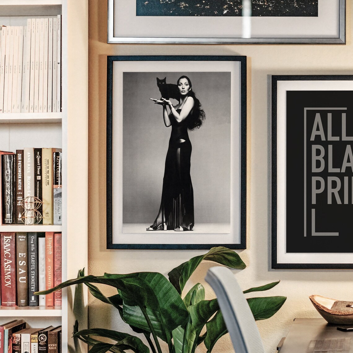 Cher Dark Lady Poster Advertising Canvas Wall Art