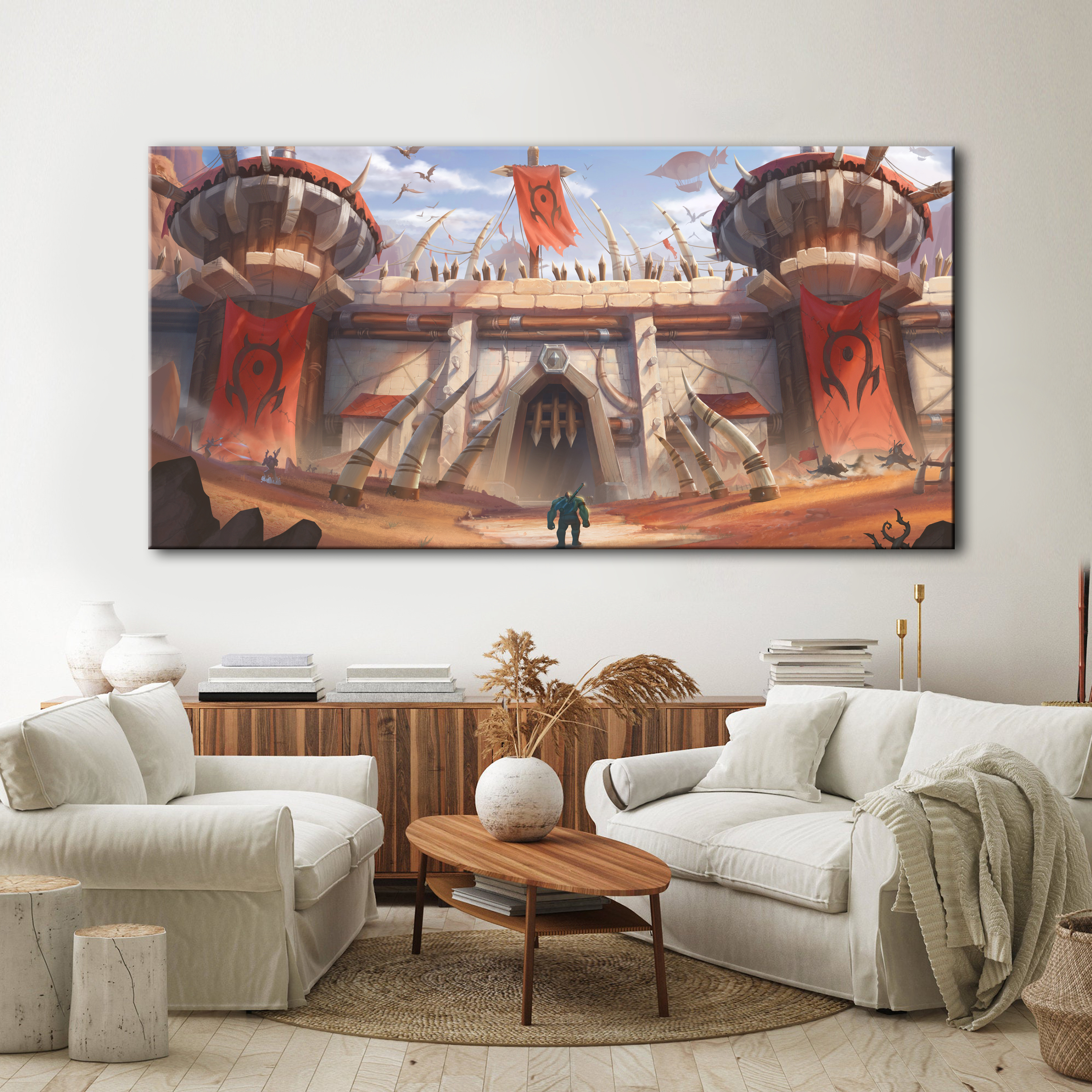 World of Warcraft Gates of Orgrimmar Canvas Wall Art