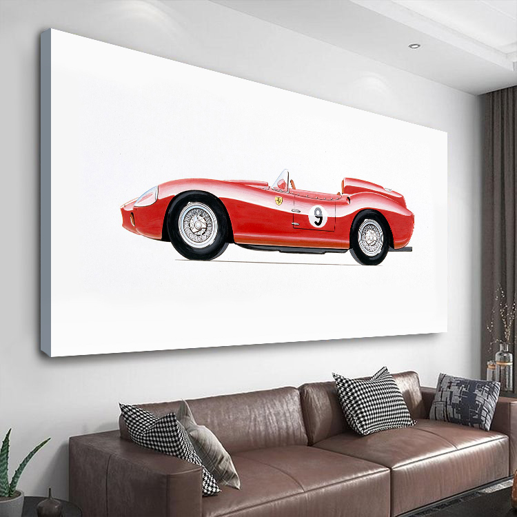 Ferrari 312 S (1958) Canvas Wall Art