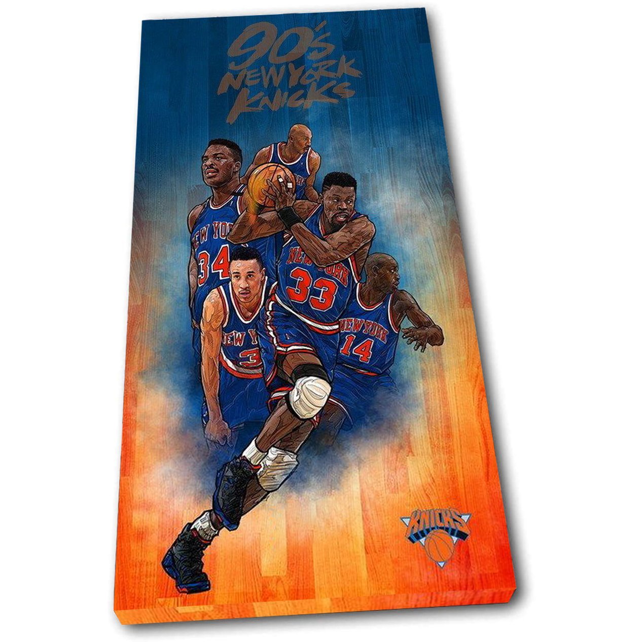 The New York Knicks in the 1990s Canvas Wall Art