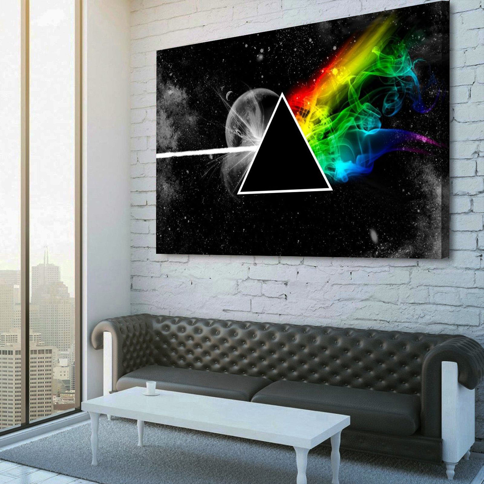 Pink Floyd The Dark Side of the Moon Poster Canvas Wall Art