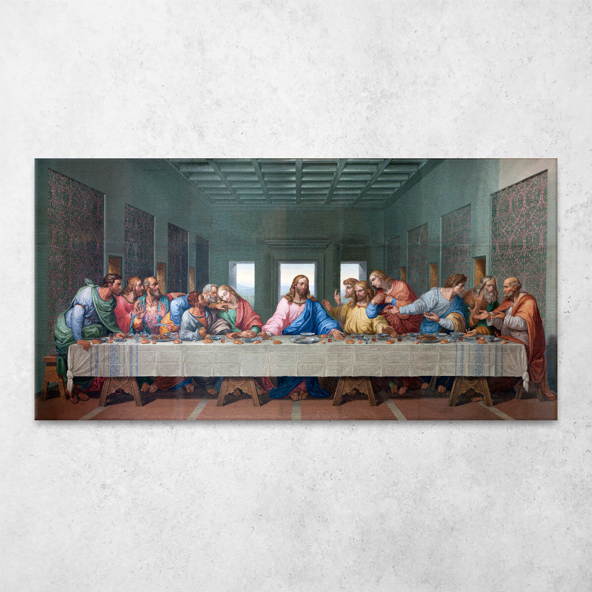 Leonardo Da Vinci The Last Supper Canvas Art