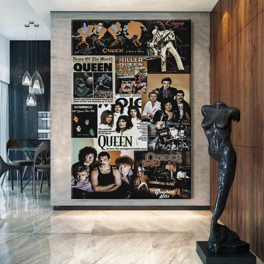 Queen Band Canvas Wall Art