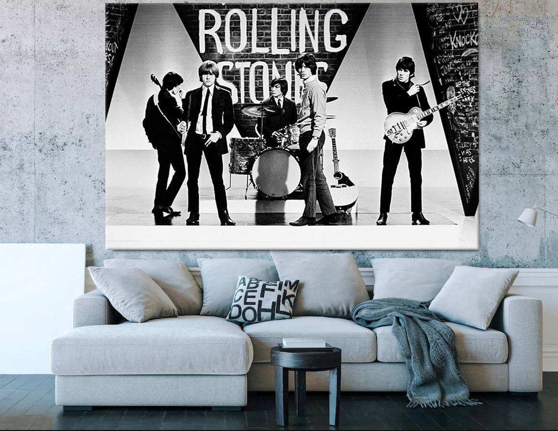 The Rolling Stones Thank you Lucky Star 1964 Canvas Wall Art