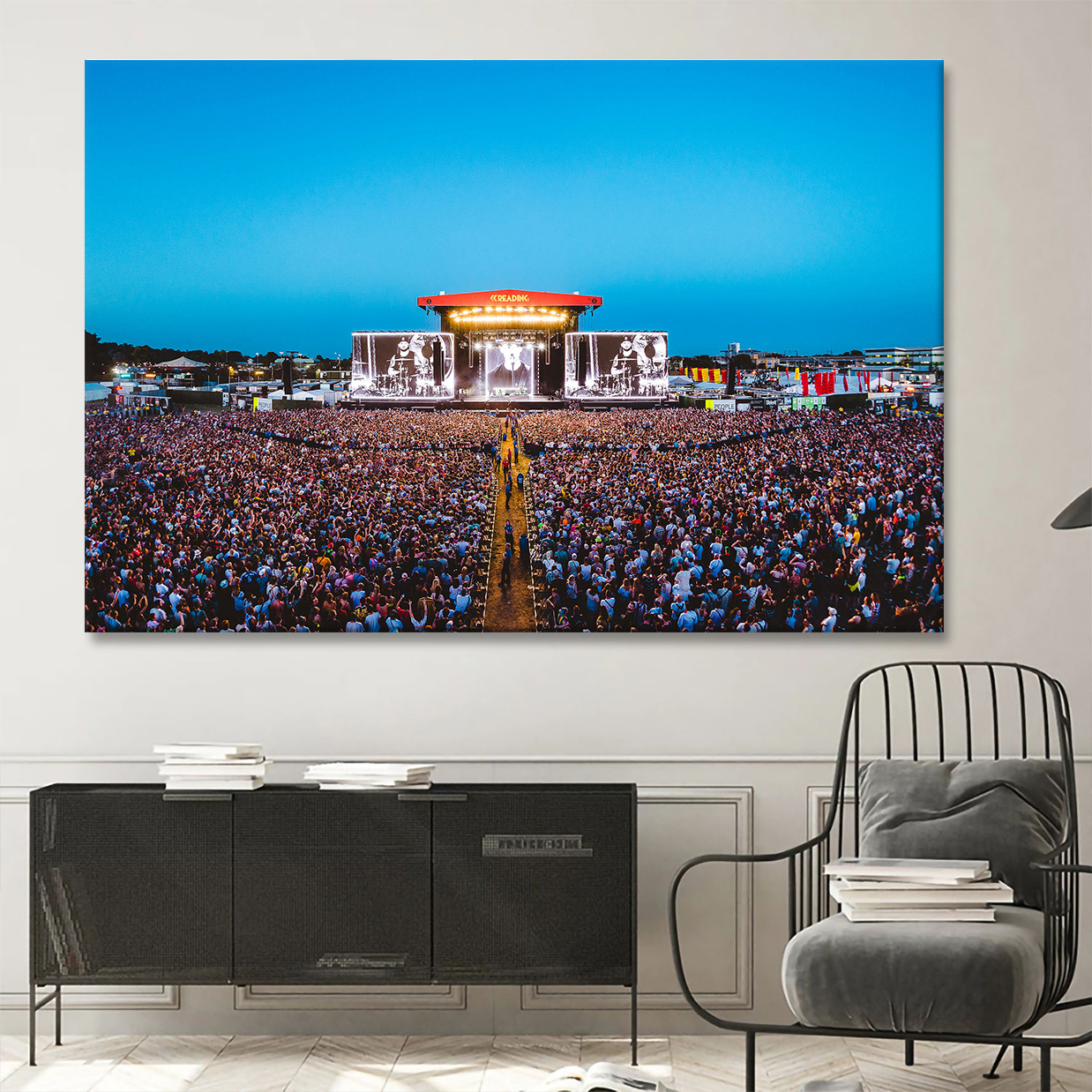 Reading Festivals Main Stage Canvas Wall Art