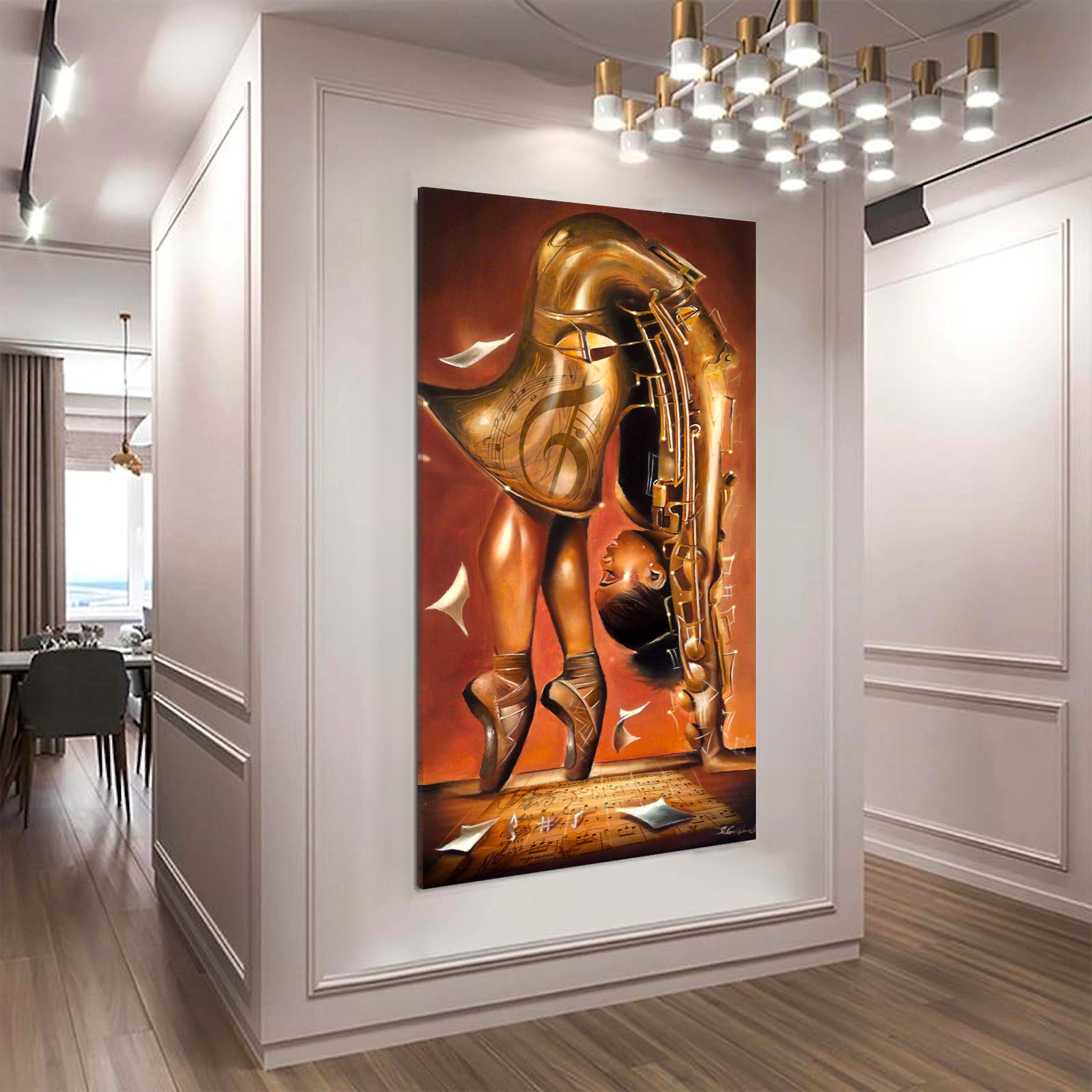 The Balletic Tune ​Canvas Wall Art