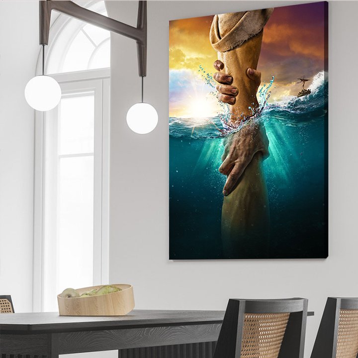 Take My Hand Don't Be Afraid Canvas Wall Art