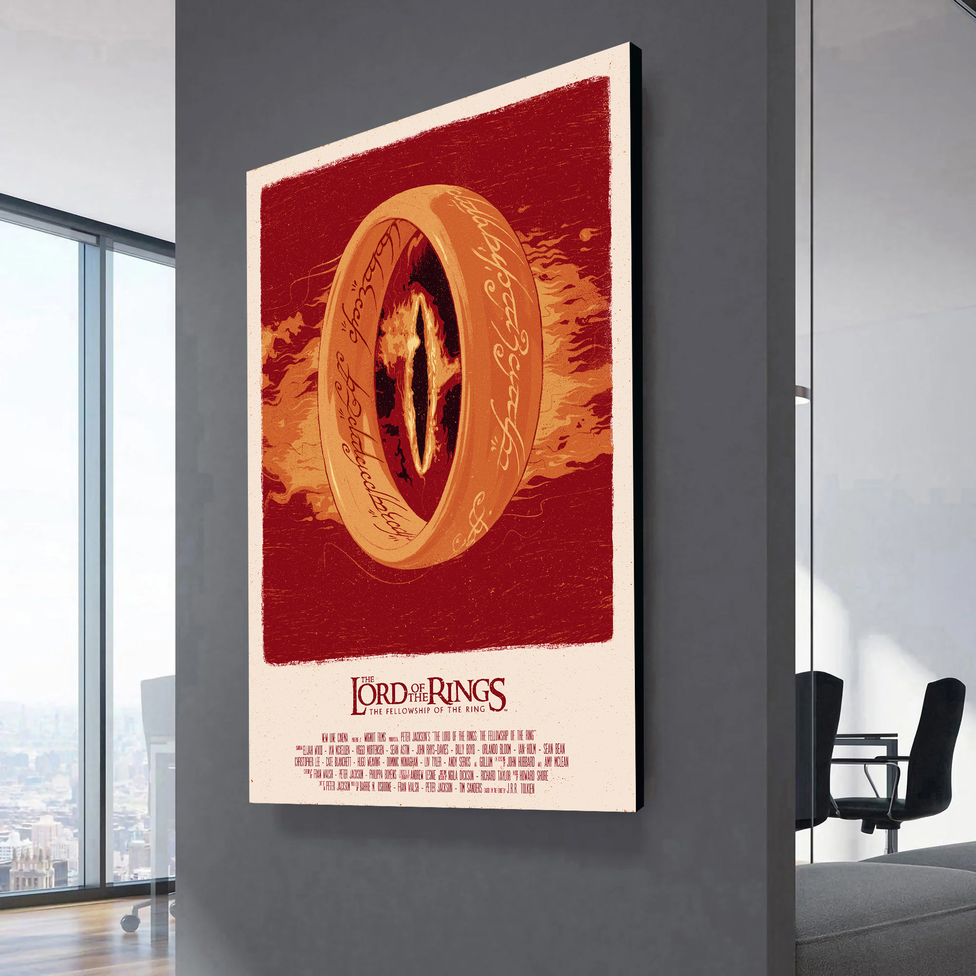 The Lord of the Rings: The Fellowship of the Ring by Bartosz Kosowski Canvas Wall Art