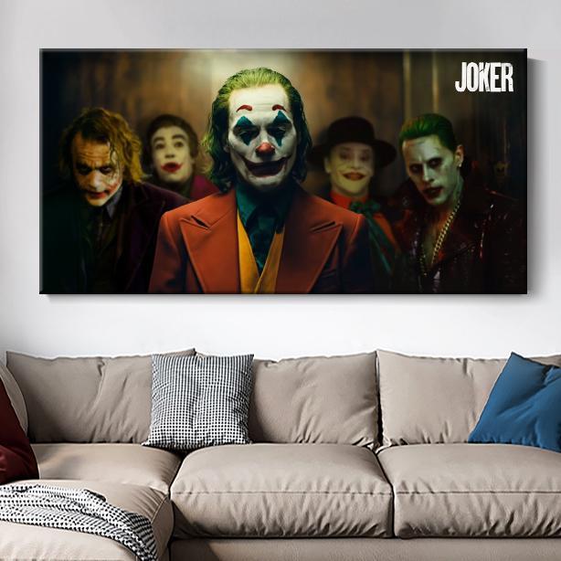 Various Joker Canvas Wall Art