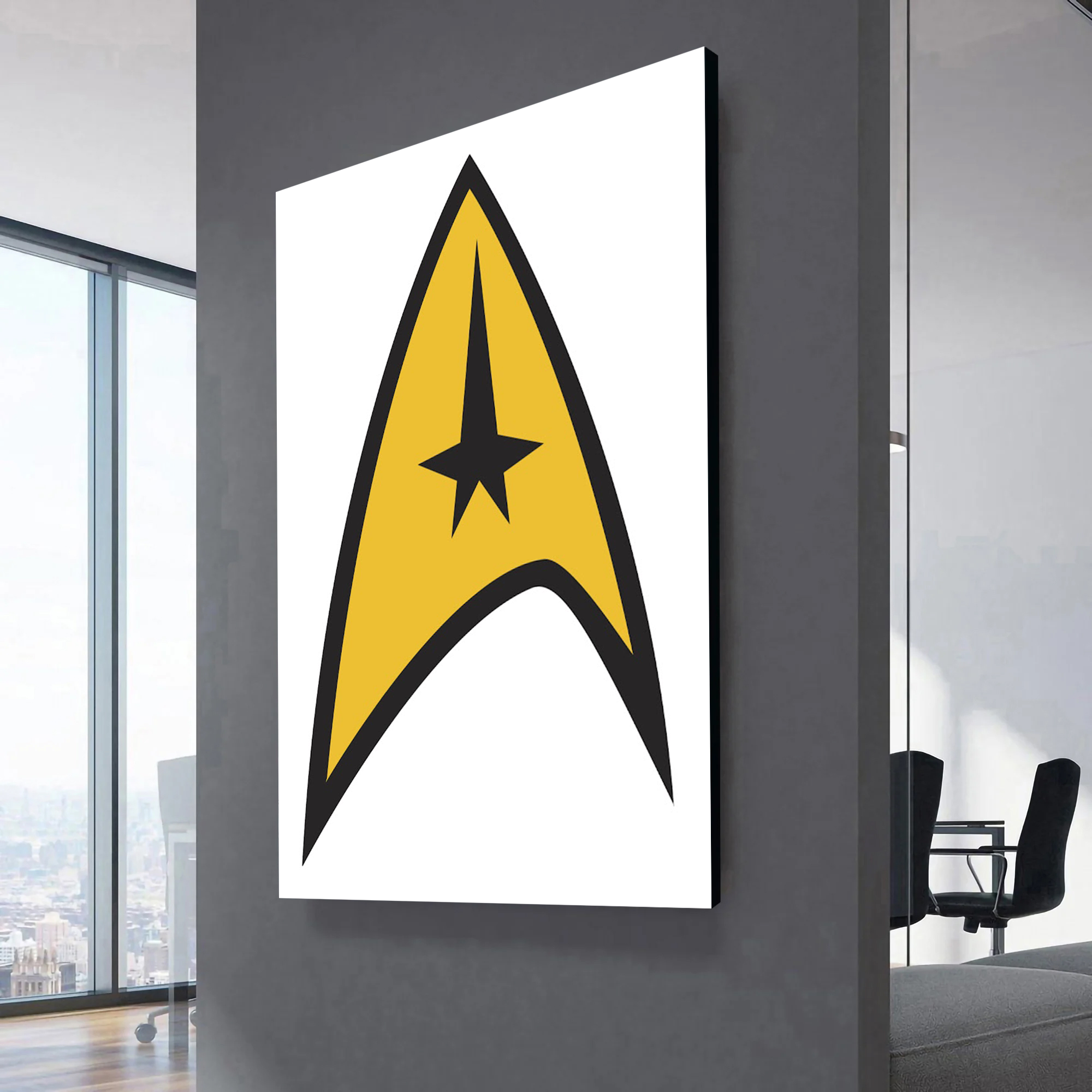 Star Trek Starfleet Delta Canvas Wall Art
