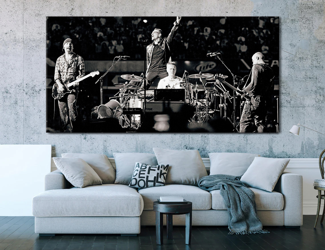 U2 360° Live at the Rose Bowl Canvas Wall Art