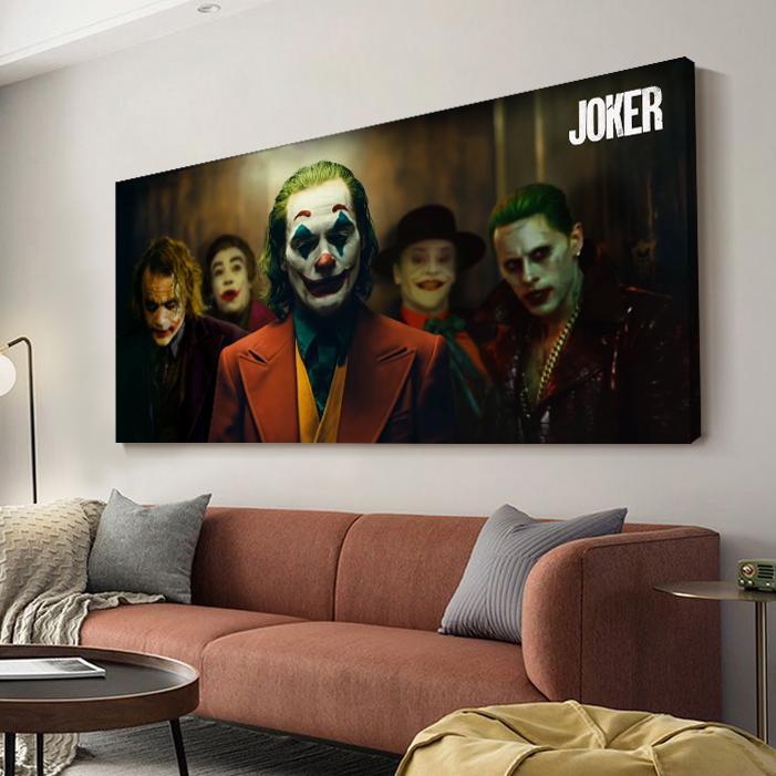 Various Joker Canvas Wall Art