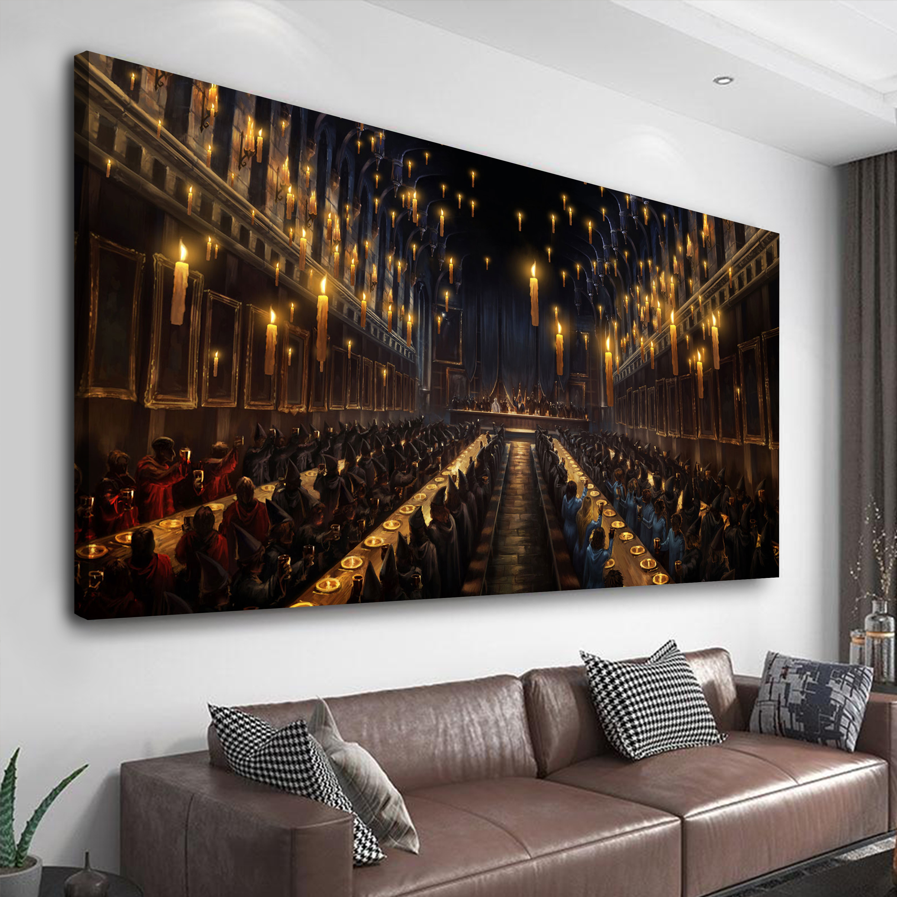 Memorial feast to Cedric Diggory Harry Potter Hogwarts Canvas Wall Art