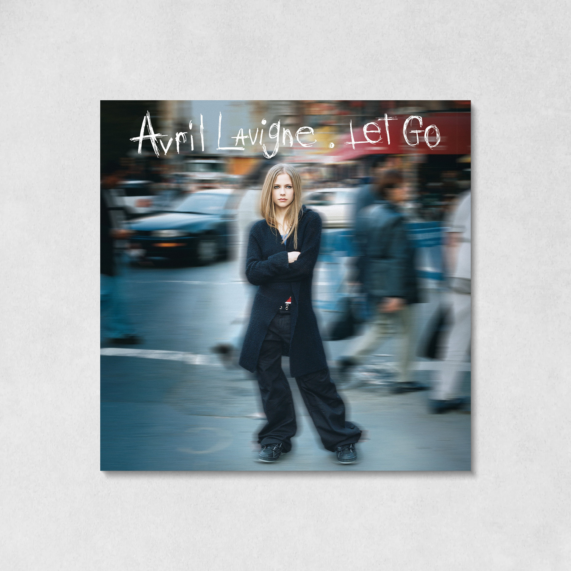 Avril Lavigne Let Go Album Cover Canvas Wall Art