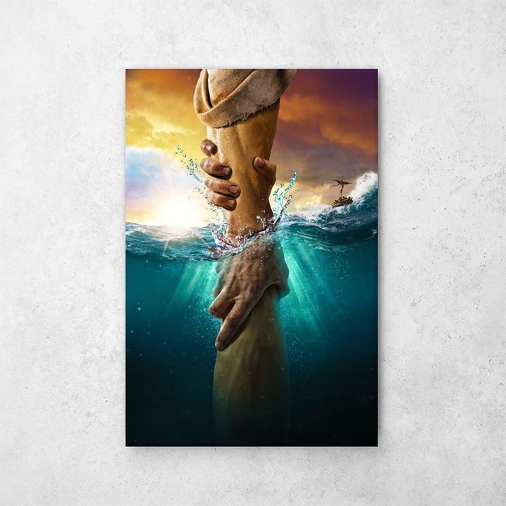 Take My Hand Don't Be Afraid Canvas Wall Art