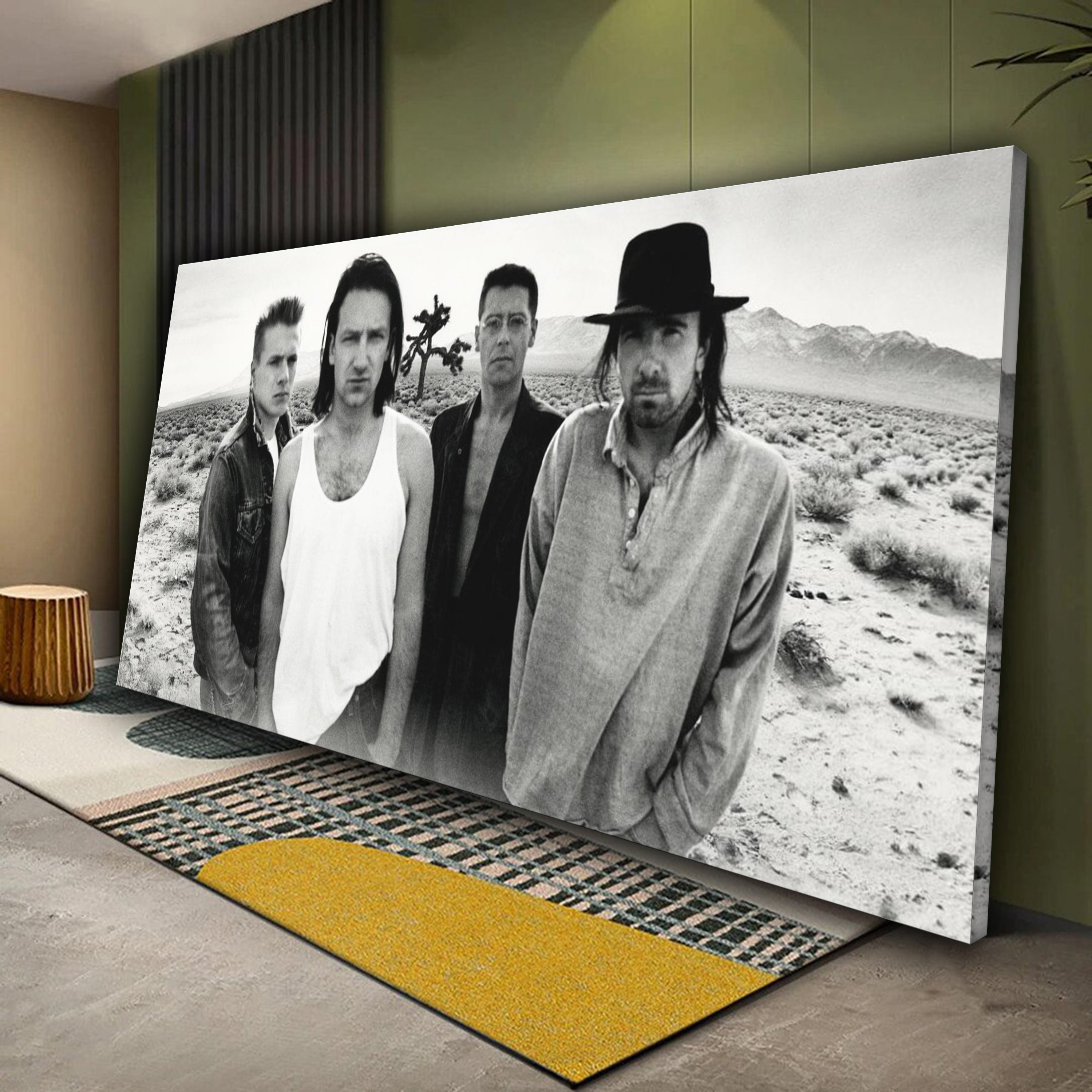 U2 Classic Album The Joshua Tree Poster Canvas Wall Art