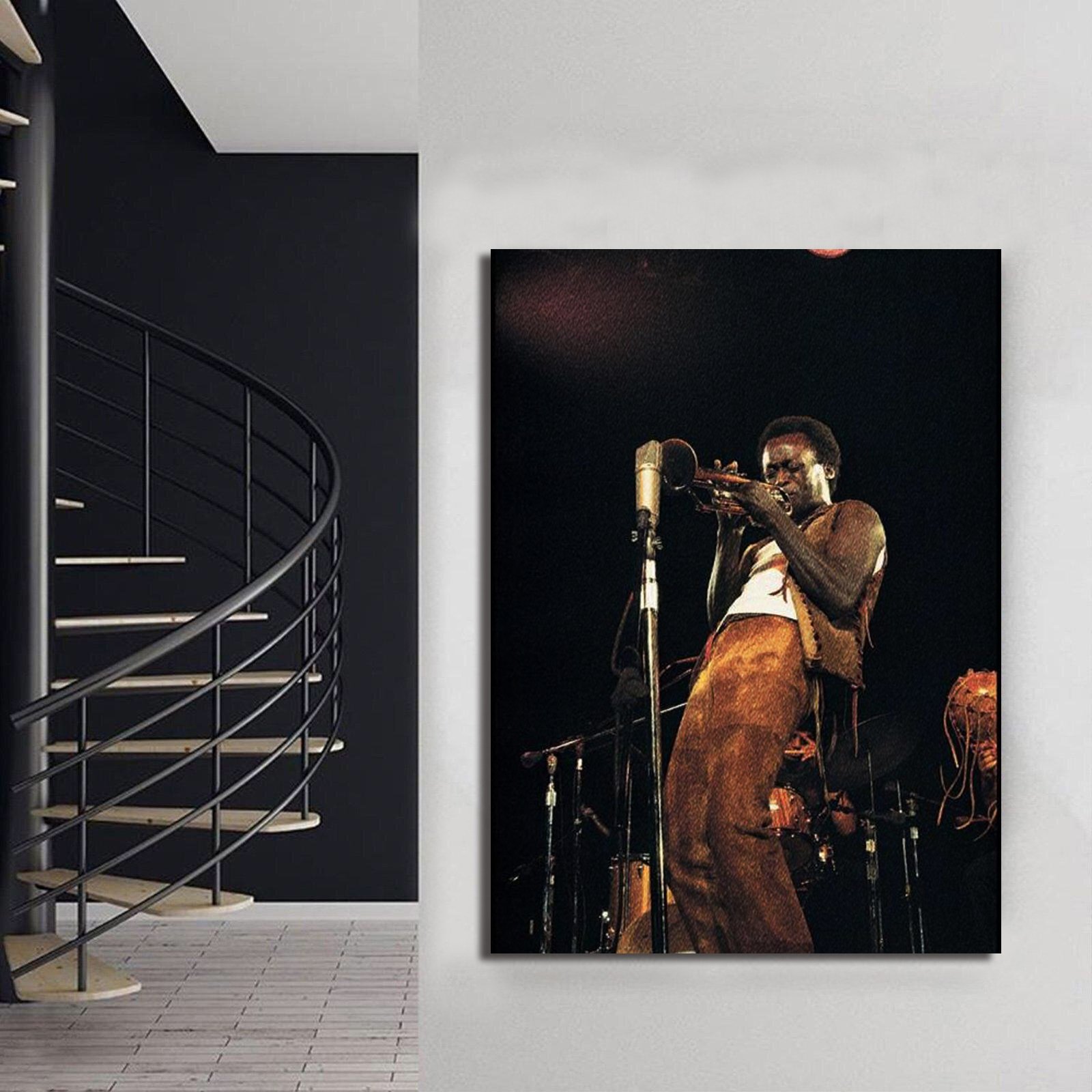 Miles Davis Trumpet Solo Canvas Wall Art