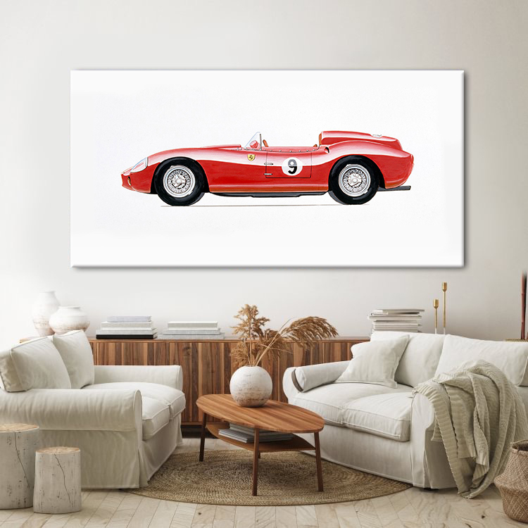 Ferrari 312 S (1958) Canvas Wall Art