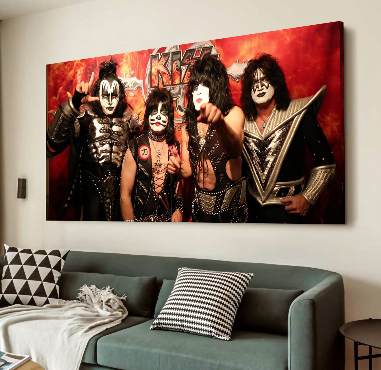Kiss Rocks Vegas 2014 Canvas Wall Art
