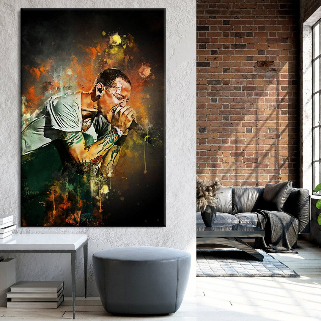 Linkin Park's Chester Bennington Canvas Wall Art