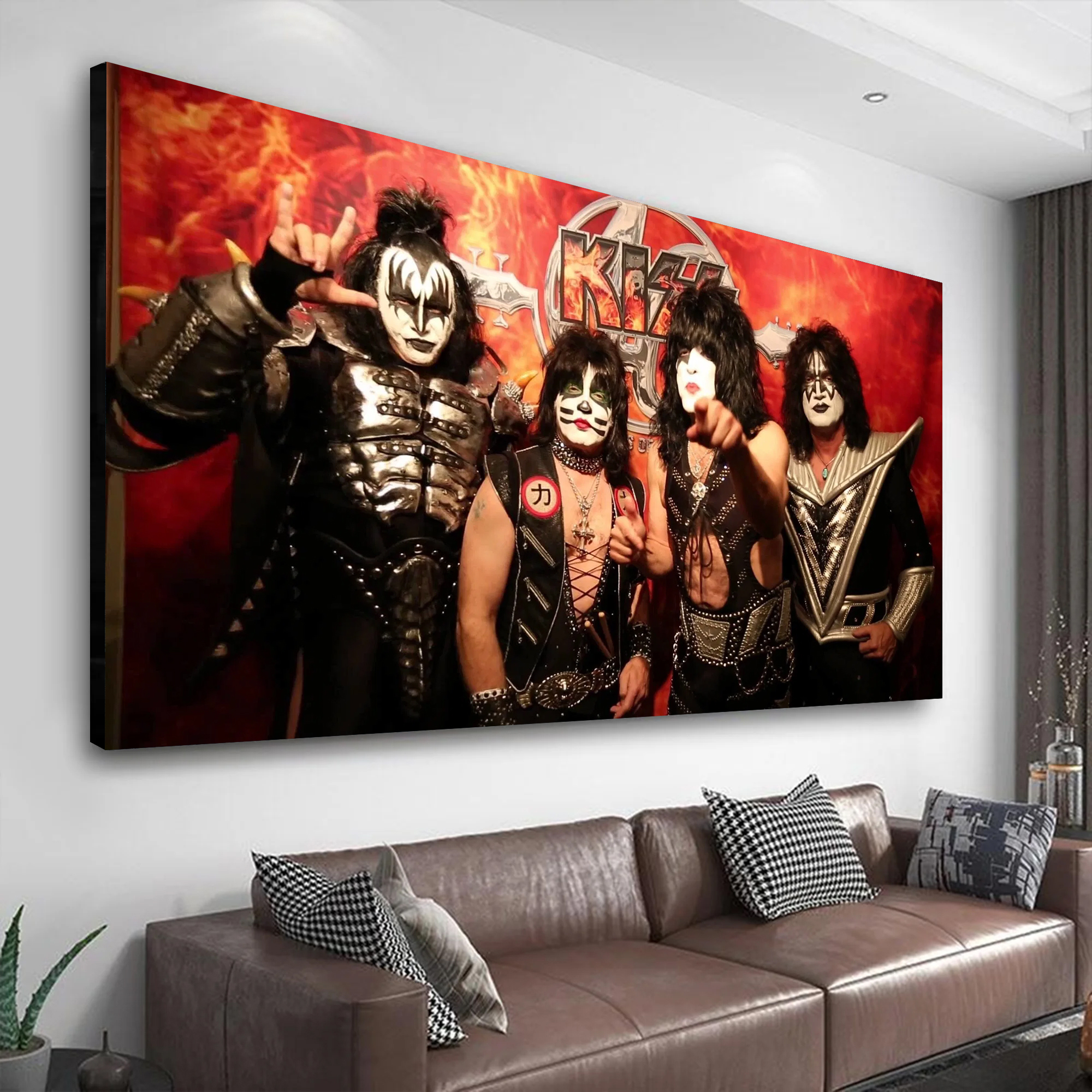 Kiss Rocks Vegas 2014 Canvas Wall Art
