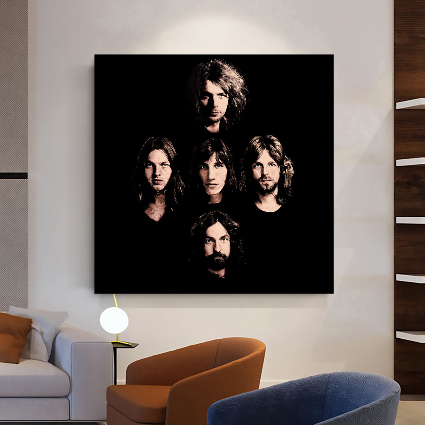 Psychedelic Rock Pink Floyd Canvas Wall Art
