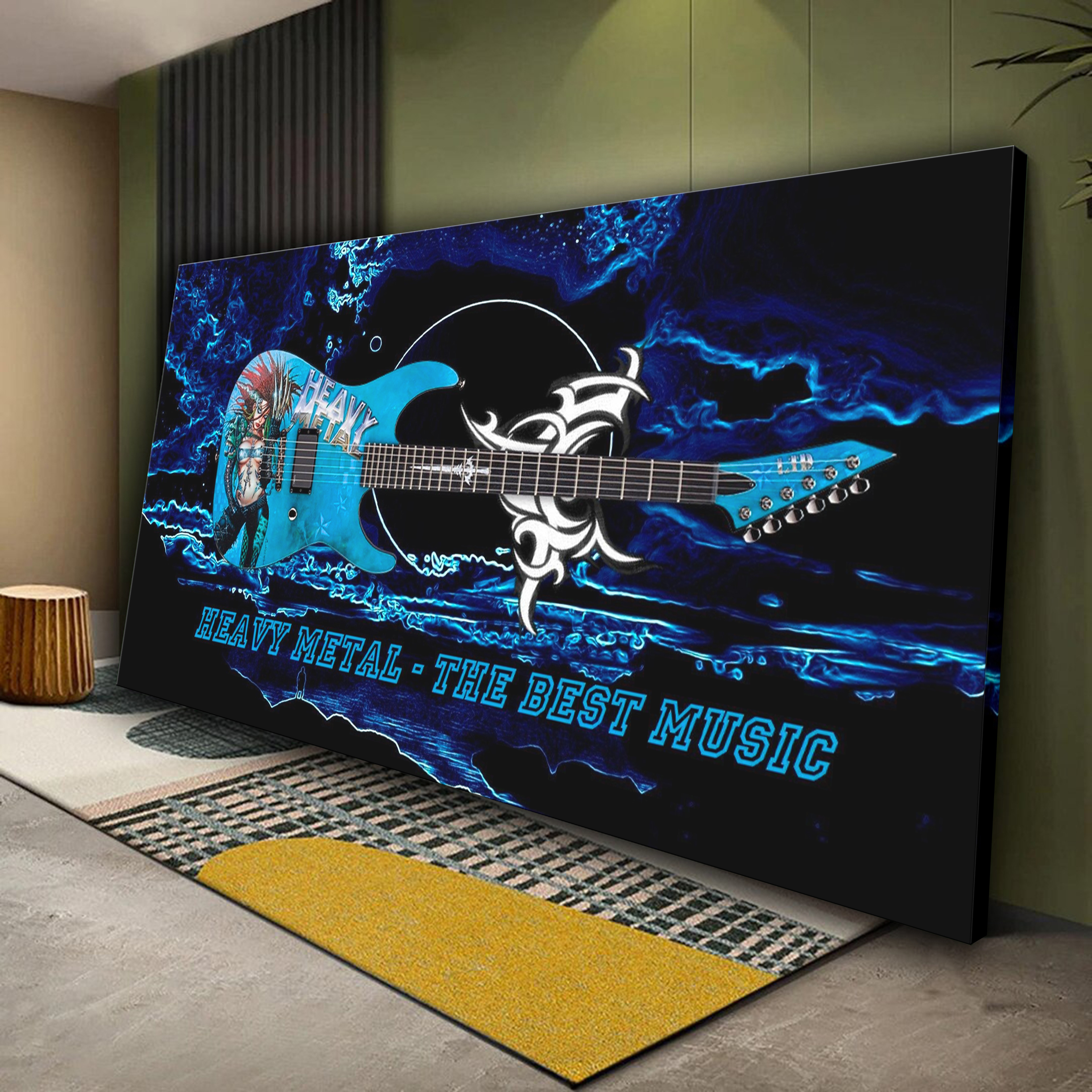 Heavy Metal-The Best Music Canvas Wall Art