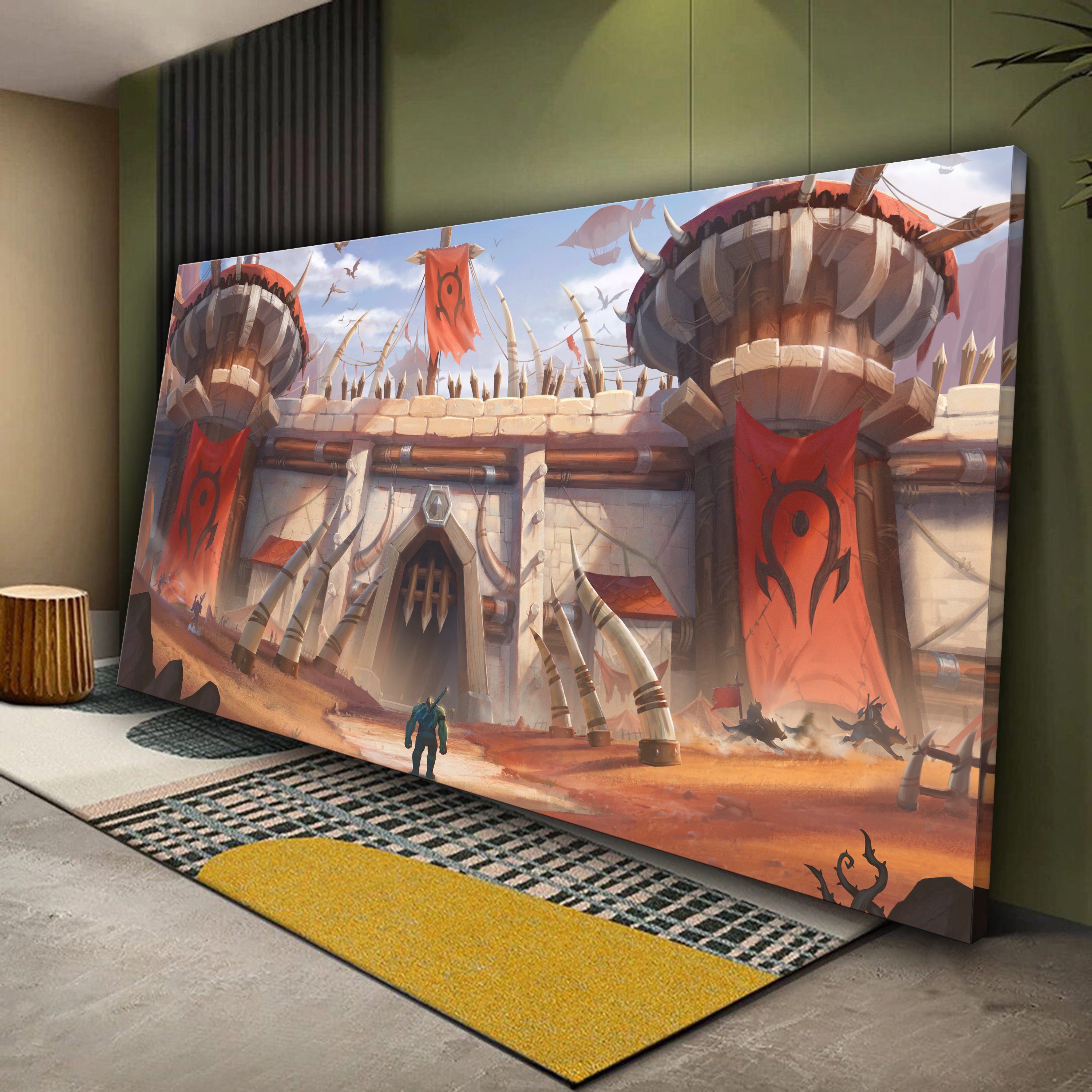 World of Warcraft Gates of Orgrimmar Canvas Wall Art