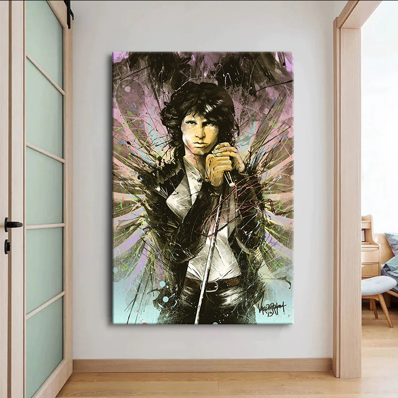 The Doors Jim Morrison Canvas Wall Art