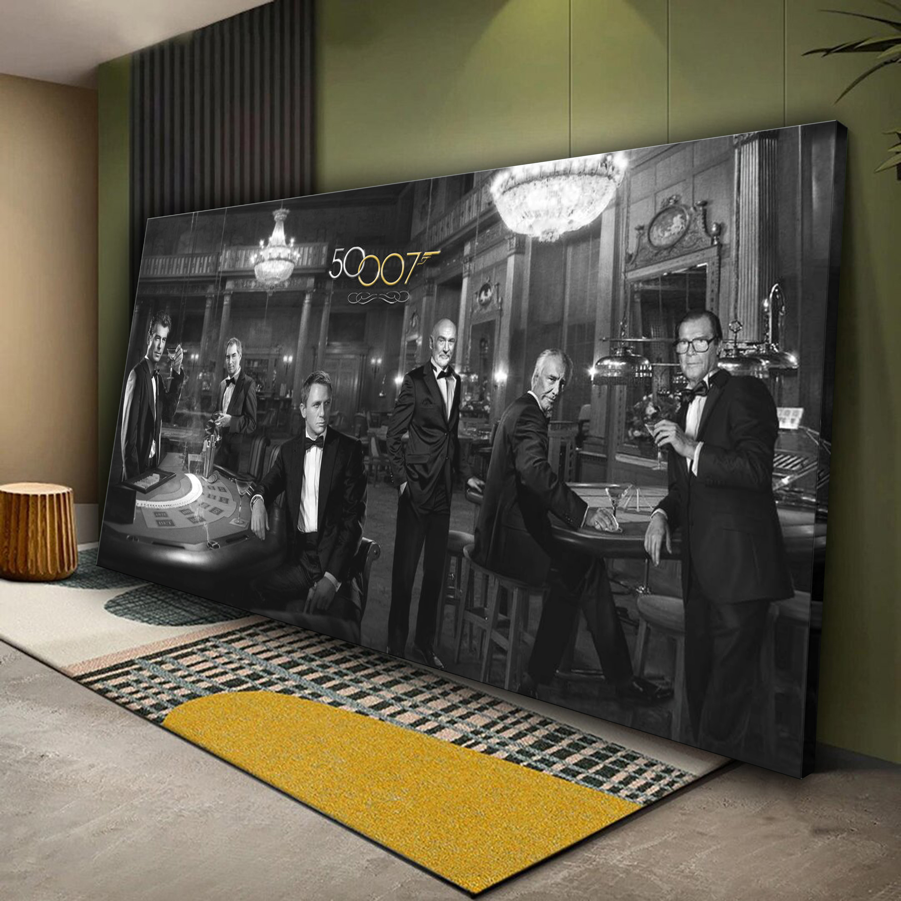 007 James bond 50th Anniversar Canvas Wall Art