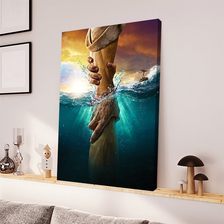 Take My Hand Don't Be Afraid Canvas Wall Art