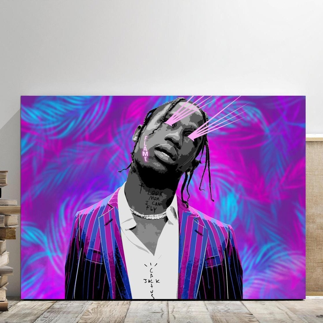 Travis Scott Canvas Print Art