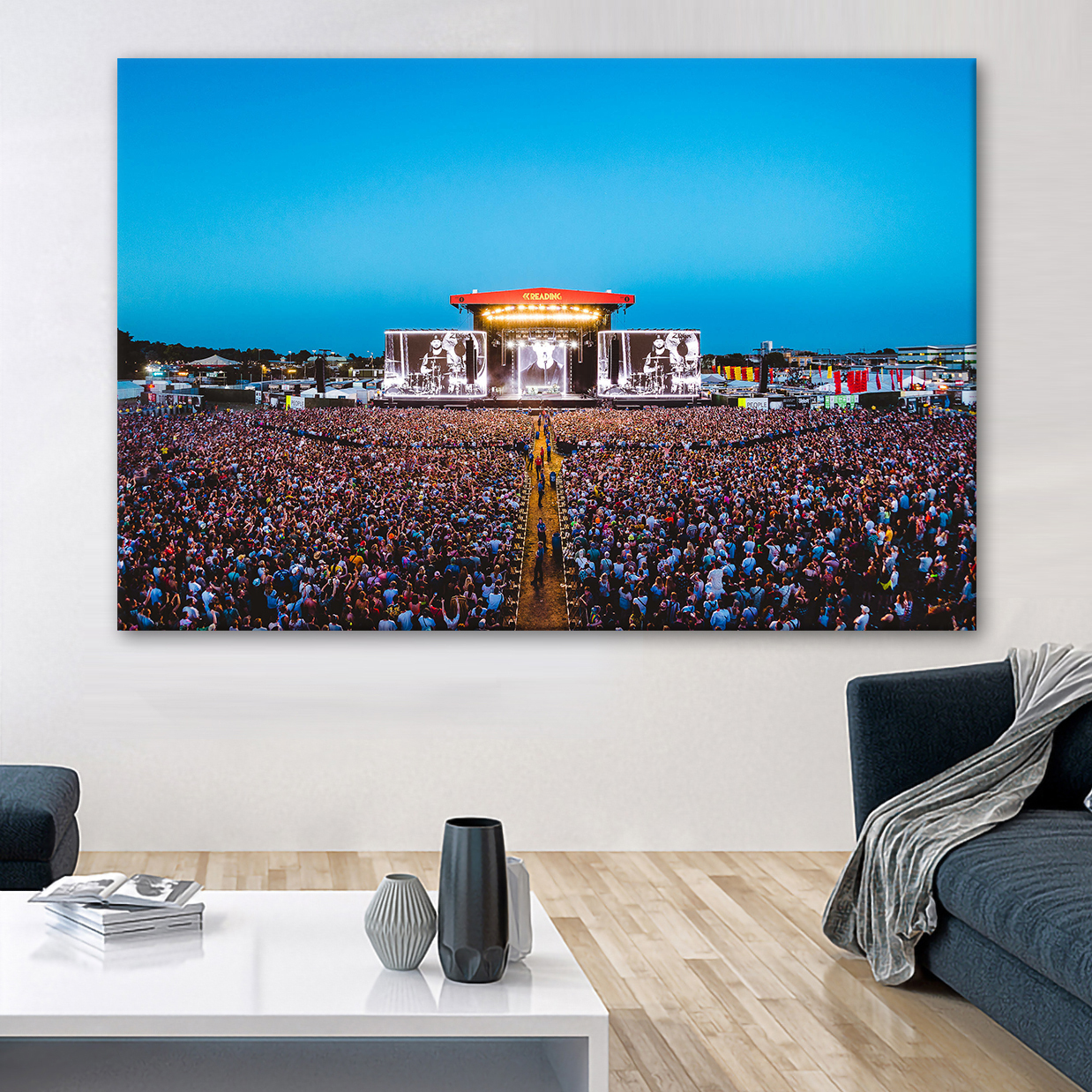 Reading Festivals Main Stage Canvas Wall Art