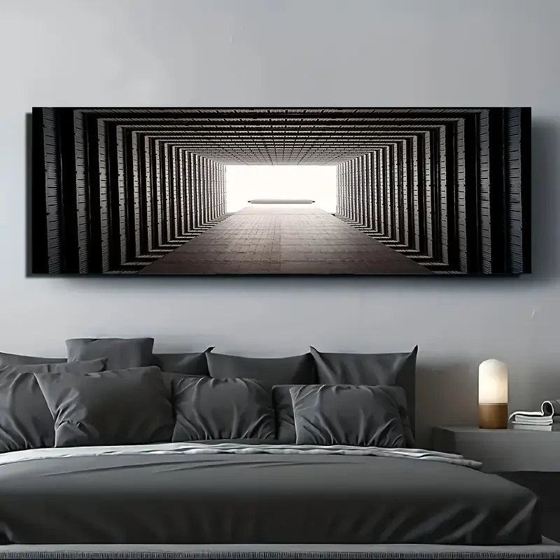 Skyscraper Shaft Canvas Wall Art