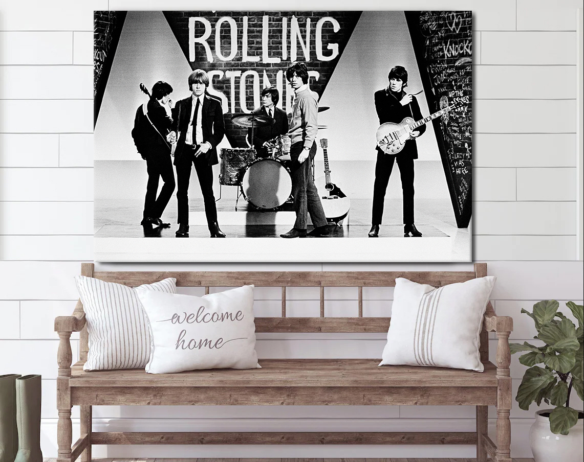 The Rolling Stones Thank you Lucky Star 1964 Canvas Wall Art