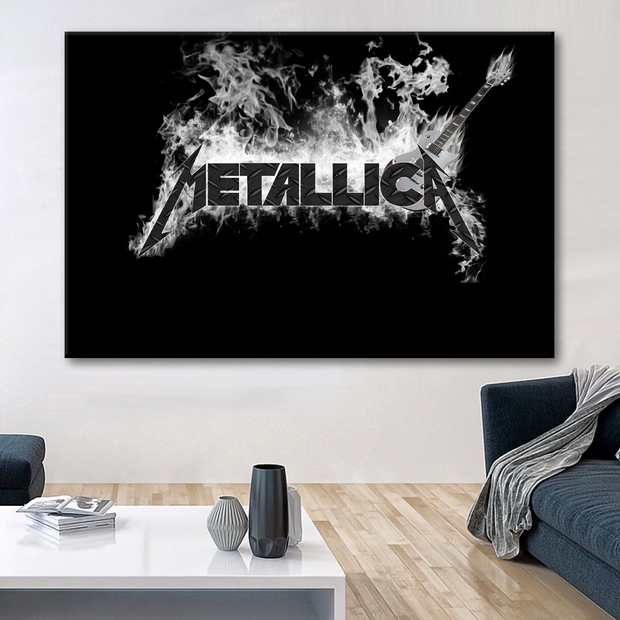 Metallica Classic Logo Canvas Wall Art