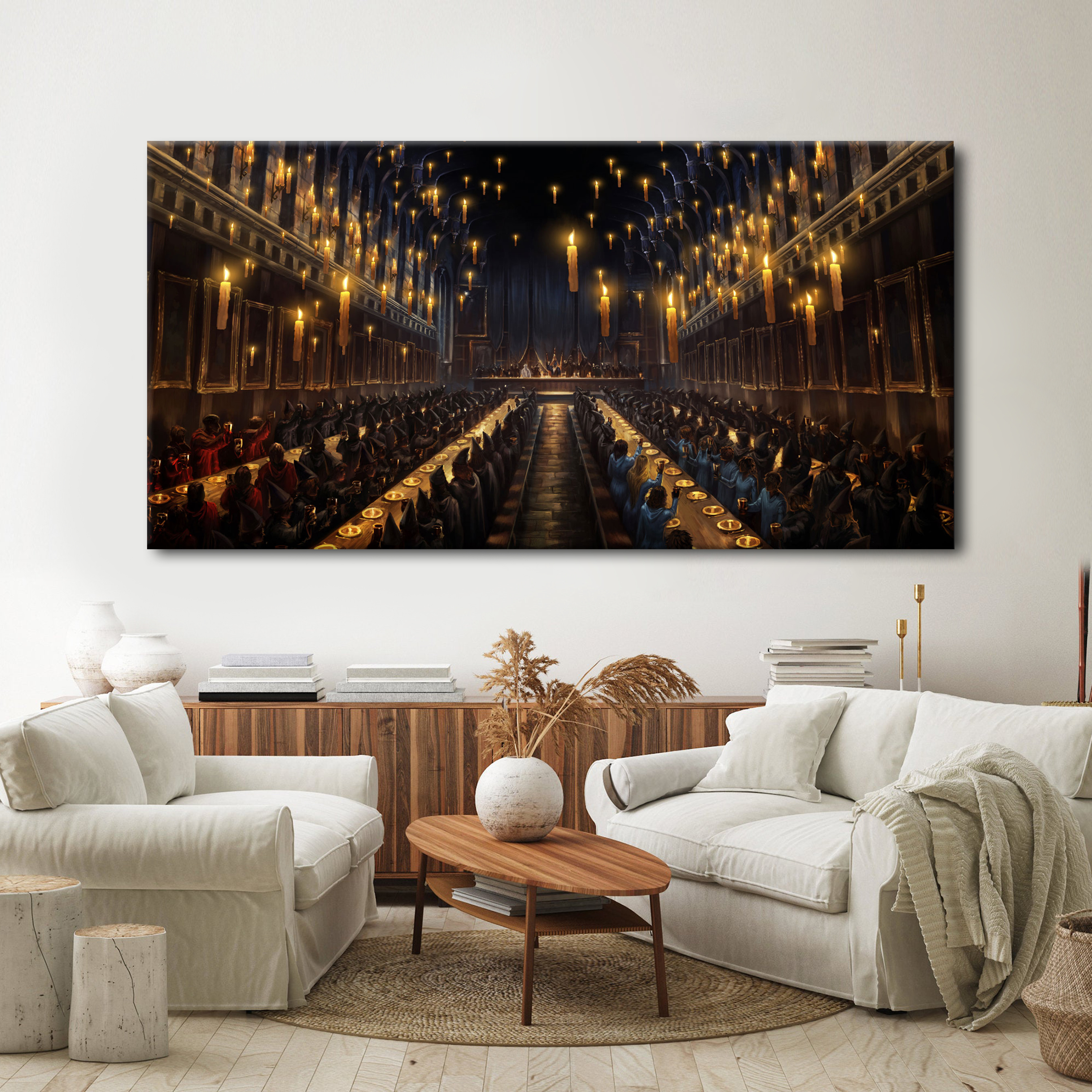 Memorial feast to Cedric Diggory Harry Potter Hogwarts Canvas Wall Art
