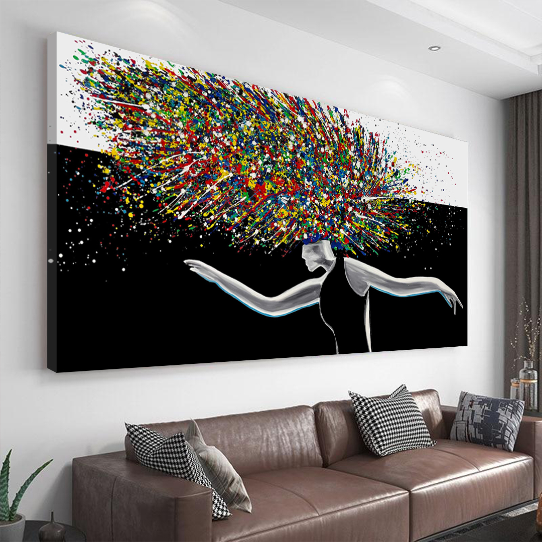 Dancer Pop Art Canvas Wall Art