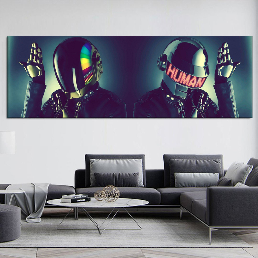 Daft Punk Band Music Canvas Wall Art